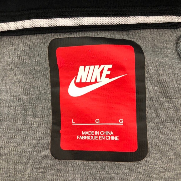 Nike kids grey zip up (xxs in womens) - Picture 3 of 3